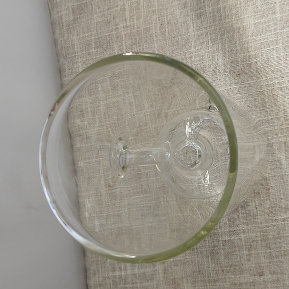 Wolford Glass Oil Lamp 9 In pre-owned vintage - Picture 8 of 11